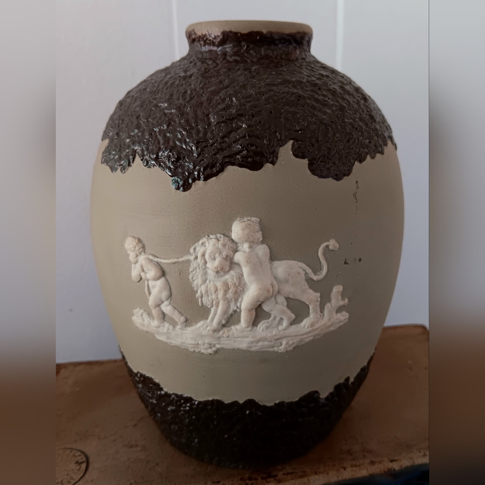 Radford Art Pottery Volcanic Glaze Jasperware Vase #15 ca. 1900